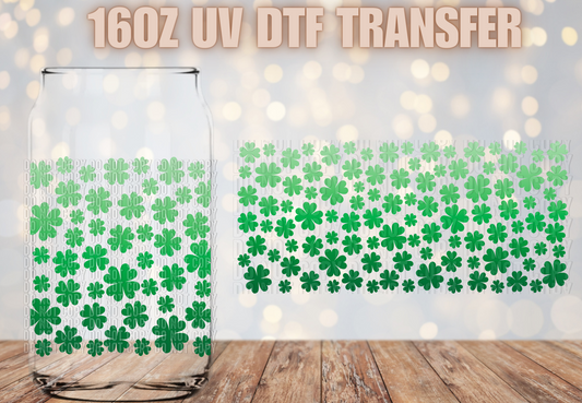 Lucky Clovers  UV DTF Wrap