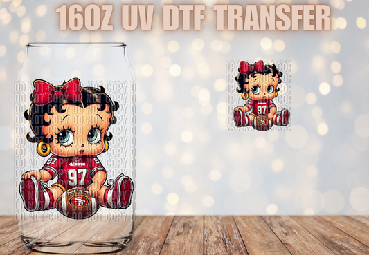 Niner Doll Decal UV DTF Wrap
