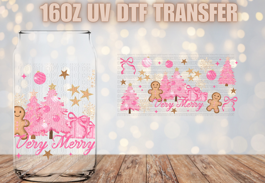 Very Merry Pink  UV DTF