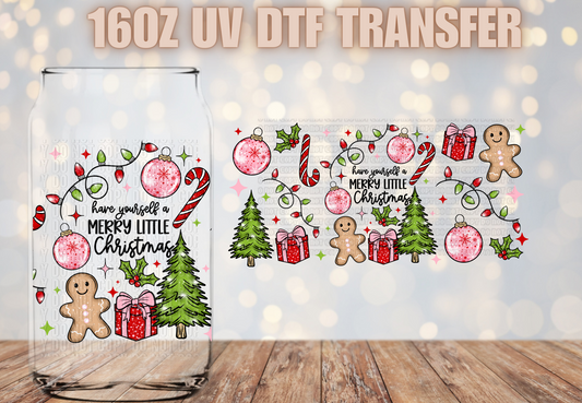 Have yourself a merry little Christmas UV DTF