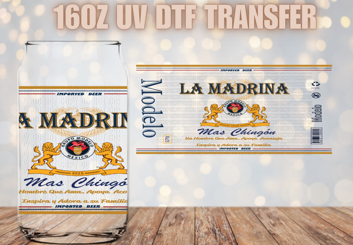 Madrina/Padrino UV DTF
