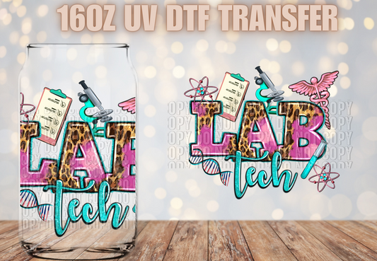 Lab Tech  (6"x4.5")  UV DTF