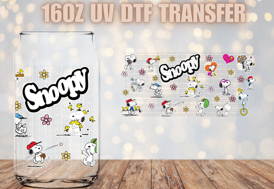 snoopy UV DTF