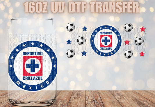 Cruz Azul UV DTF
