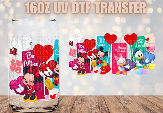 Valentines Day Cards UV DTF