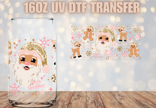 Santa light skin UV DTF