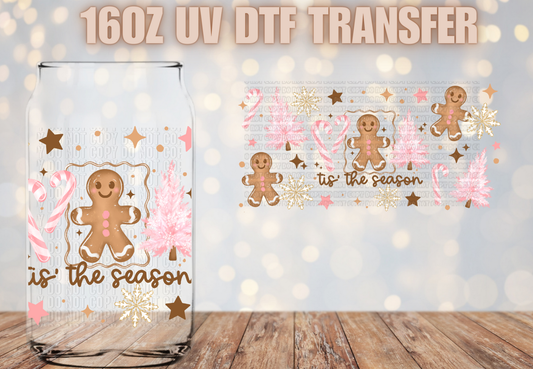 This the season gingerbread UV DTF