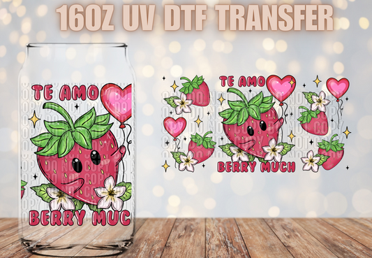 Te amo berry much UV DTF