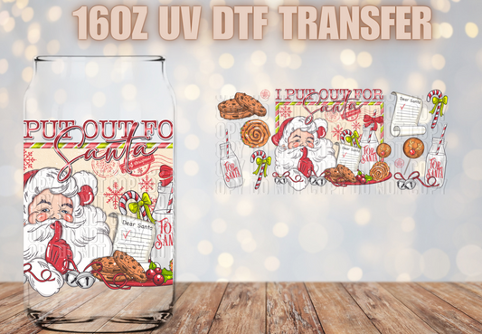 I put out for santa   UV DTF