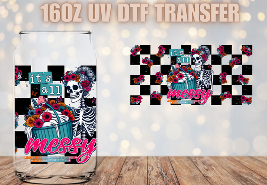 It's all messy    UV DTF Wrap