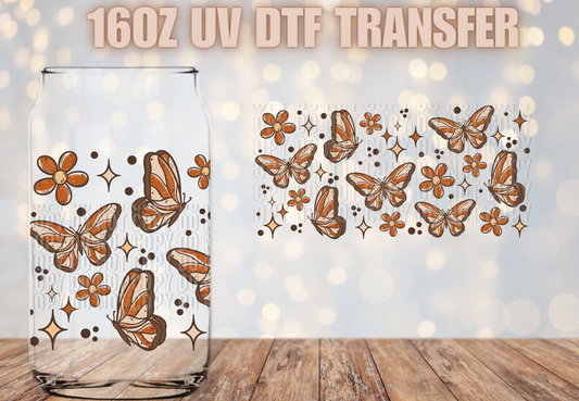 Fall Butterflies  UV DTF