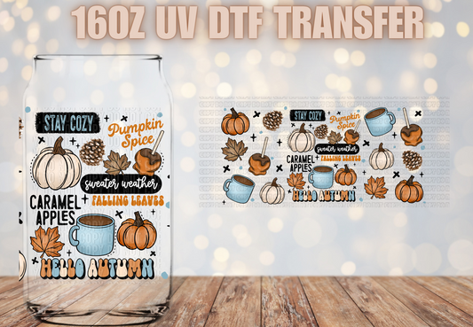 Hello Autum UV DTF