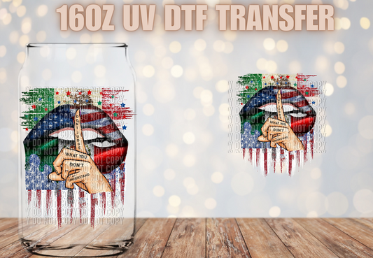 Don't Judge what you don't understand UV DTF DECAL