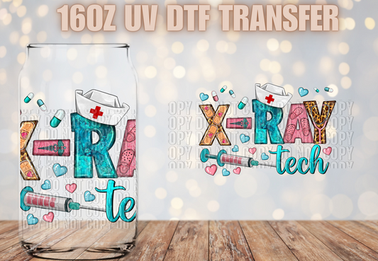 X Ray tech (6"x4.5")  UV DTF