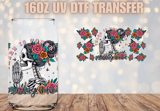 Praying Mama UV DTF Wrap