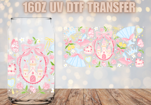 Pastel princess UV DTF