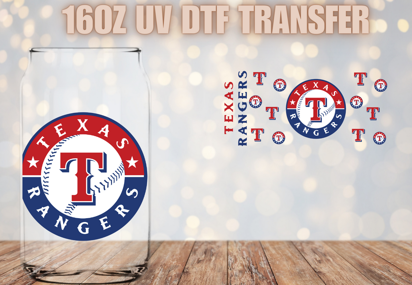 Rangers UV DTF Wrap