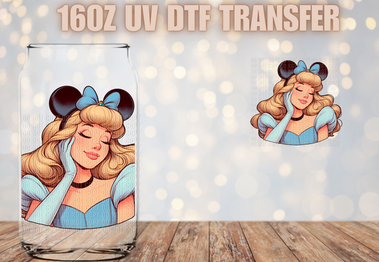 Dreaming Princess C UV DTF Decal (