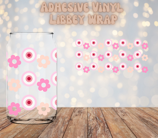 Ojo Daisies  16oz Libbey Wrap