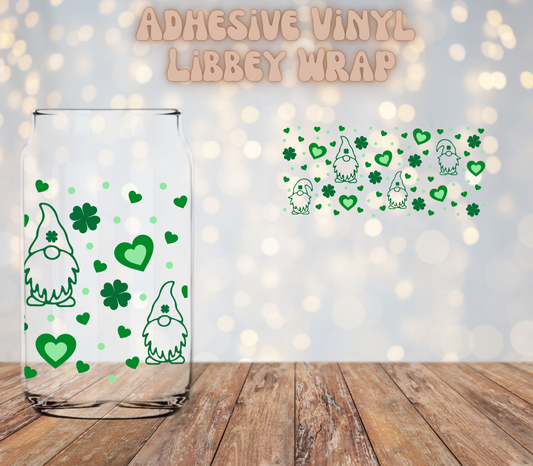 Lucky Gnomes  16oz Libbey Wrap