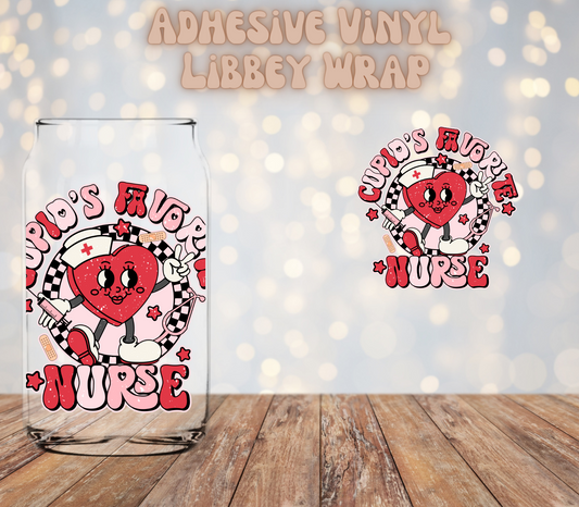 Cupids Favorite Nurse  Libbey Decal