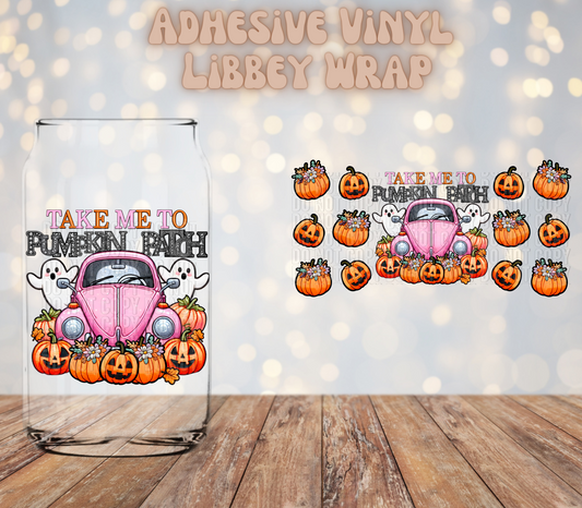 Take me to the pumpkin patch 16oz Libbey Wrap