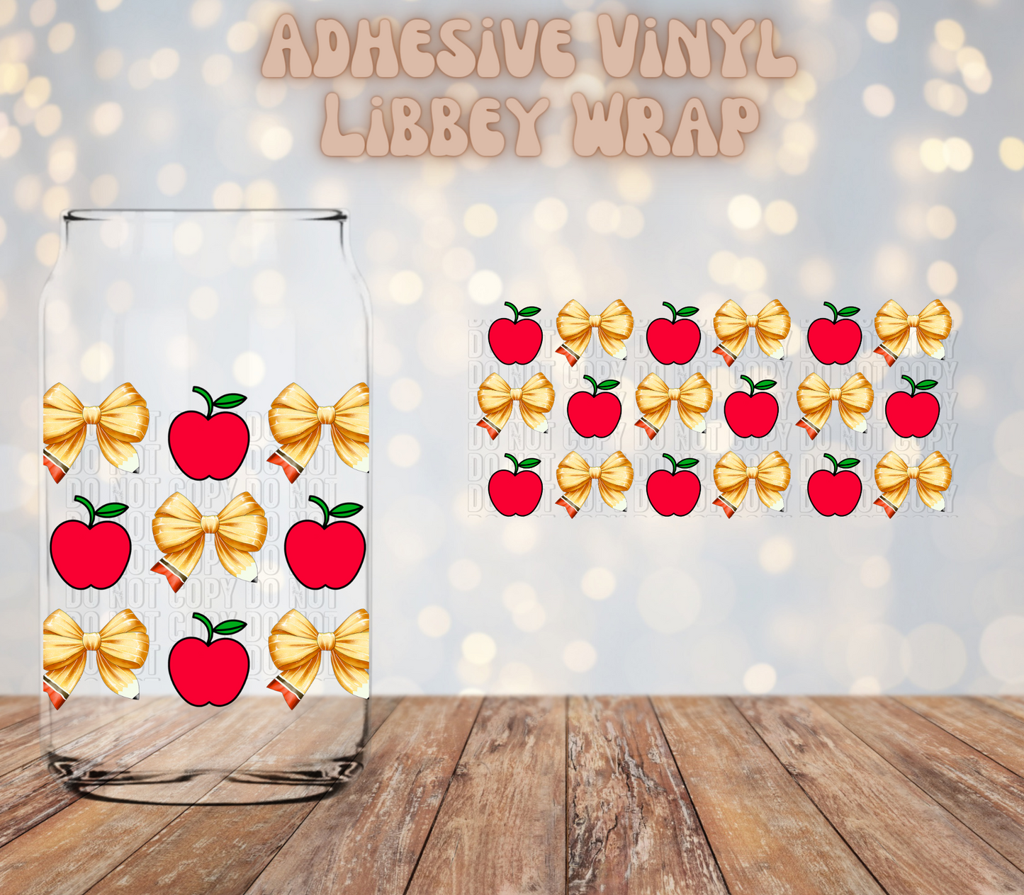 Coquette Apples 16oz Libbey Wrap