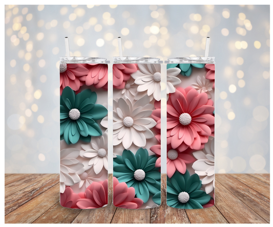 3D Flowers Sublimation Transfer