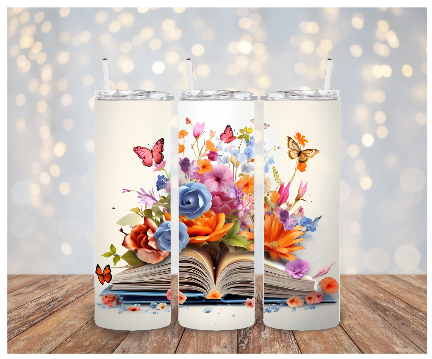 Floral Book 3D Vinyl Wrap