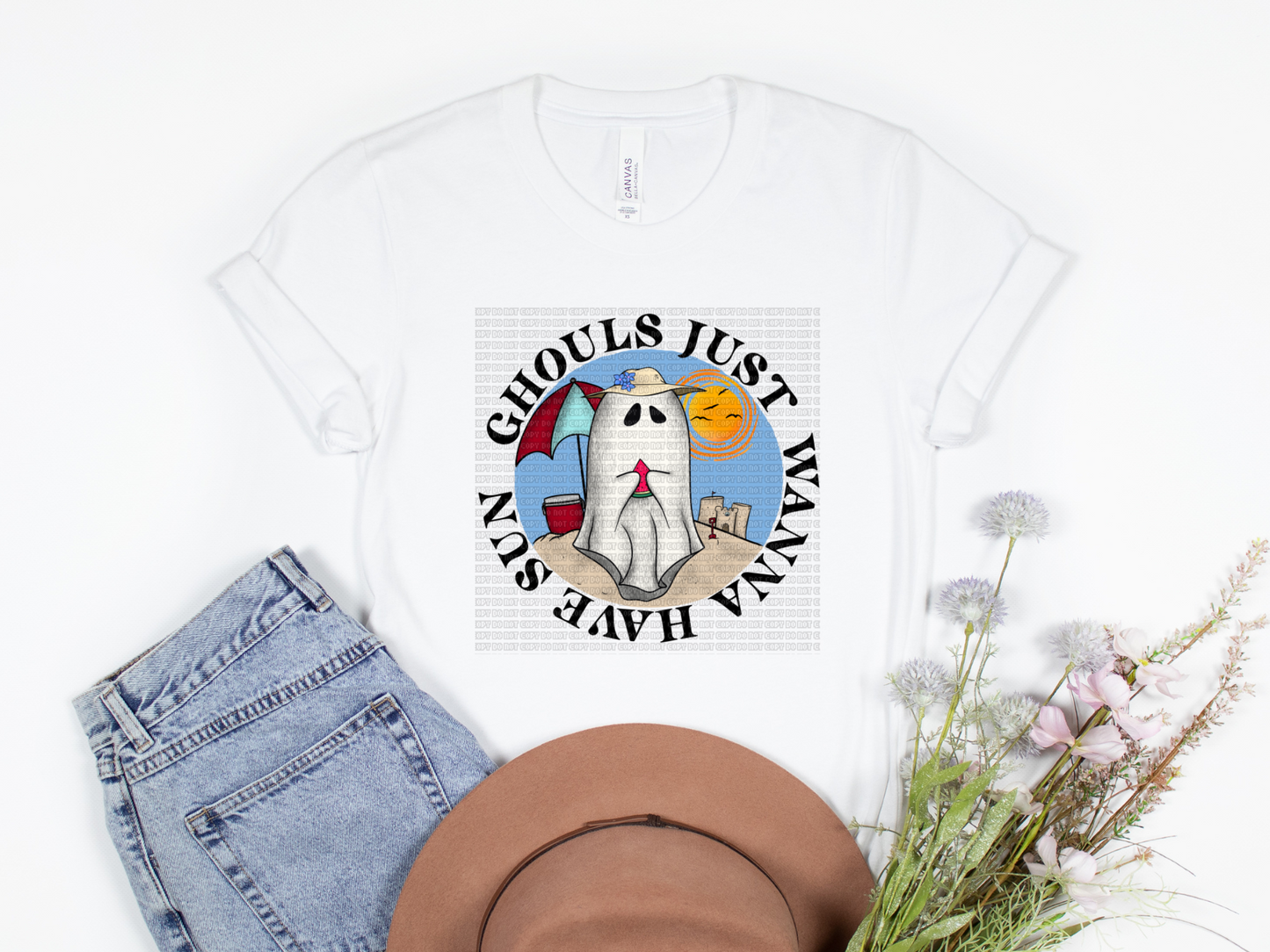 Ghouls Just wanna have sun   Sublimation Transfer