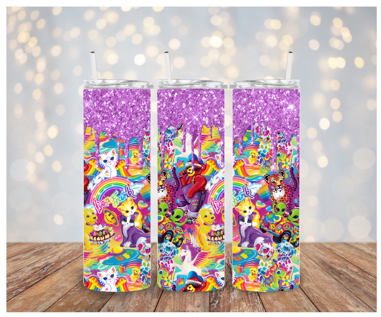 Lisa Frank Drip Vinyl Wrap