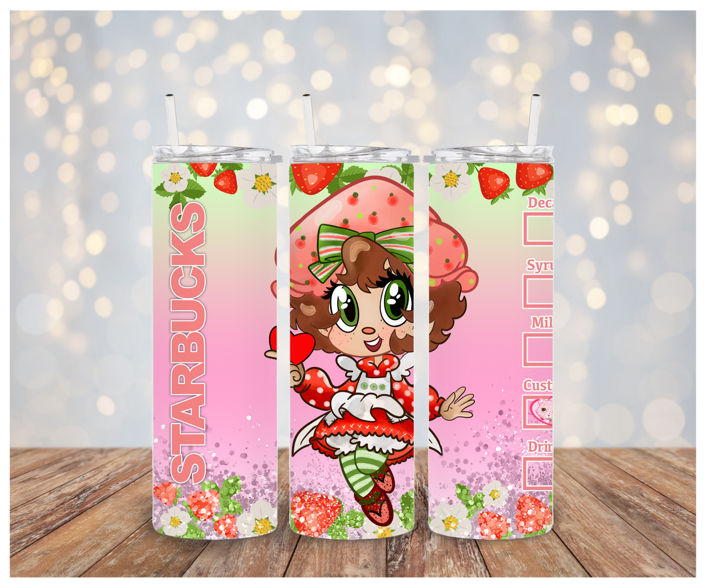 Strawberry Girl Vinyl Wrap