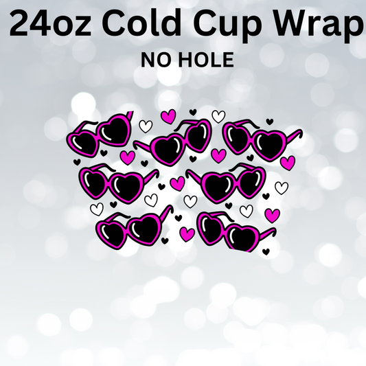 Heart Glasses Cold Cup