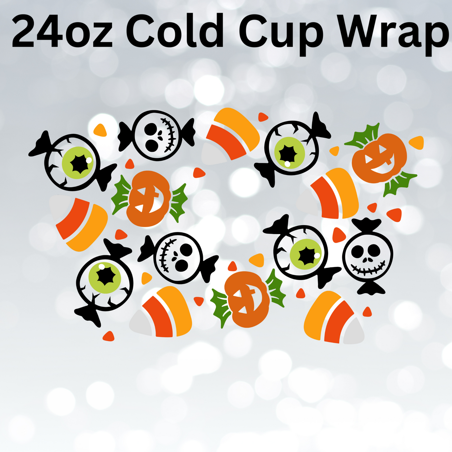 Halloween Candy Cold Cup