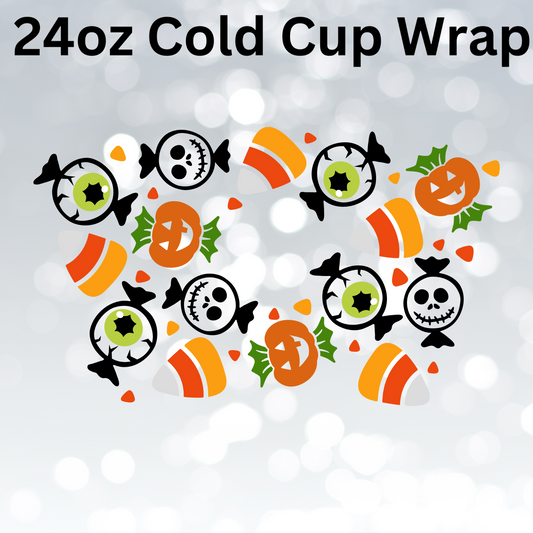 Halloween Candy Cold Cup