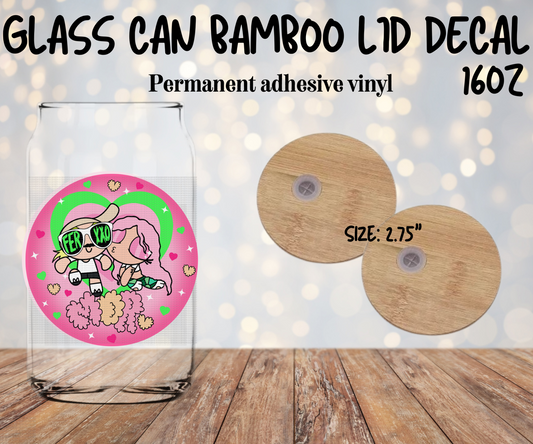 Karol XXo hot pink Bamboo Lid Decal