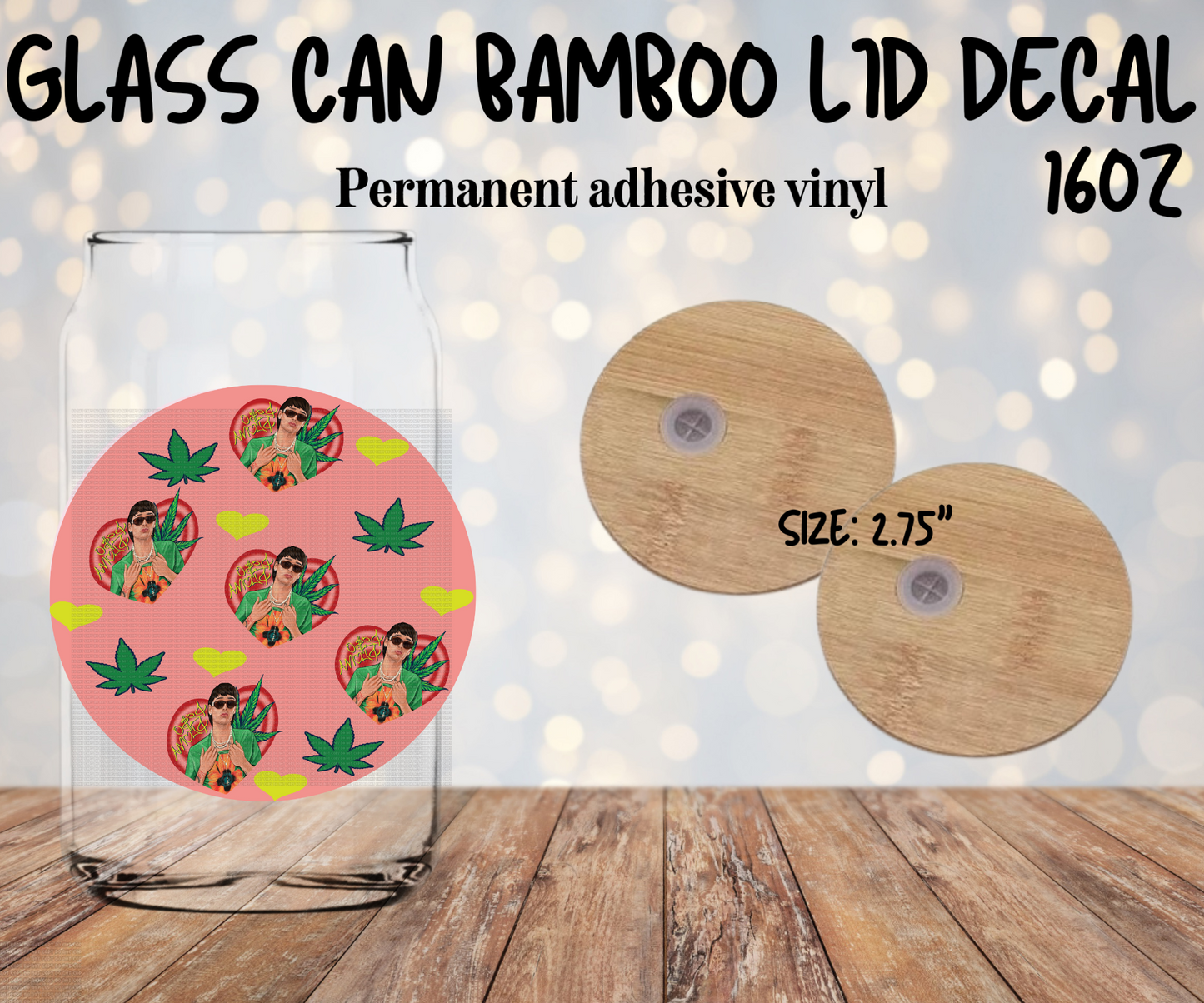 Peso P Plants Bamboo Lid Decal