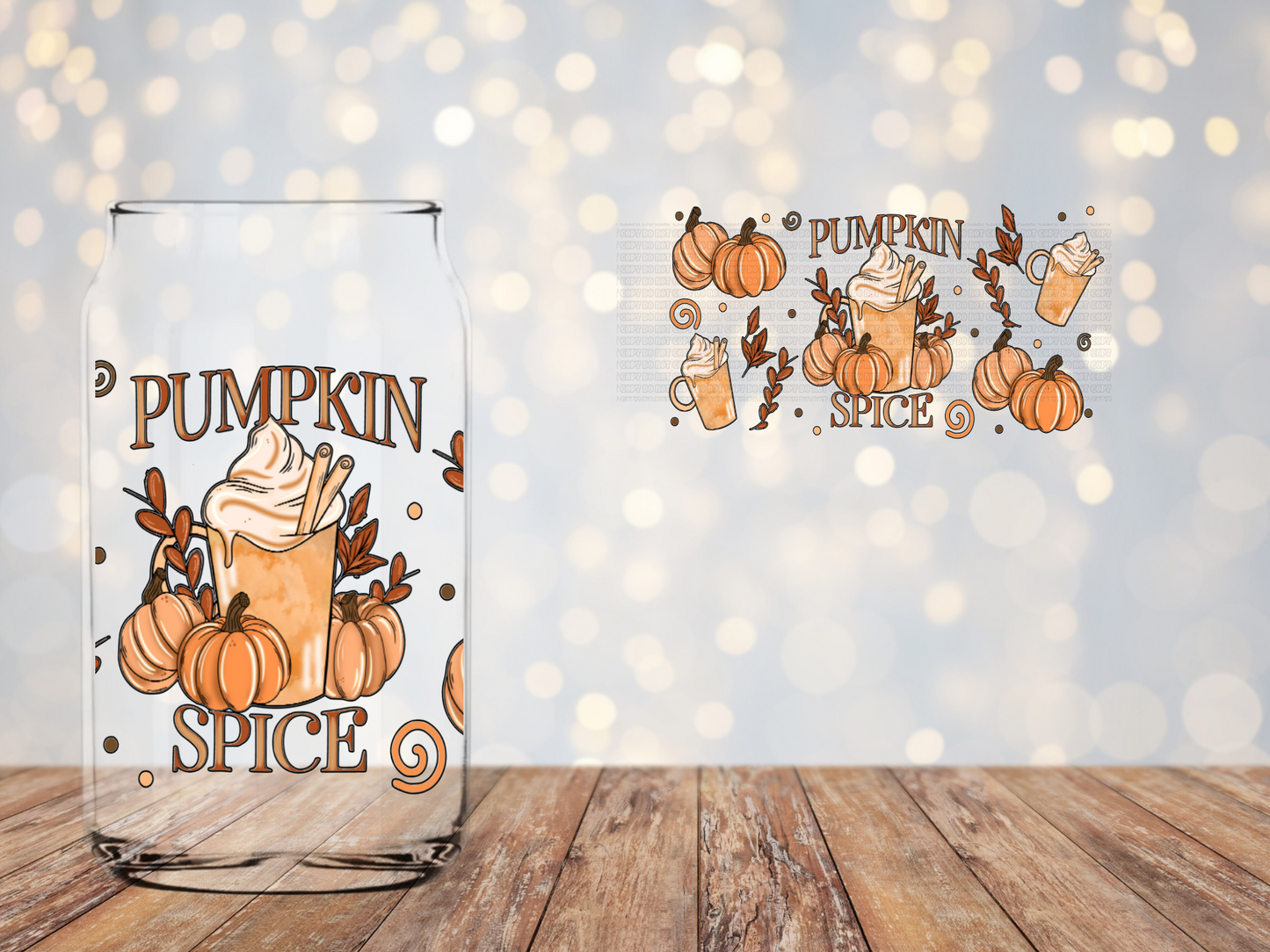 Pumpkin Spice Libbey Wrap