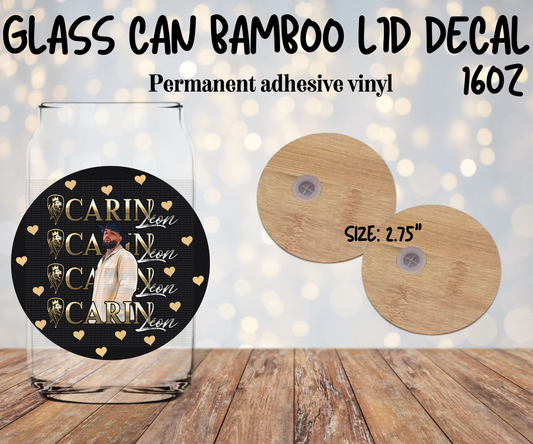 Carin  Bamboo Lid Decal