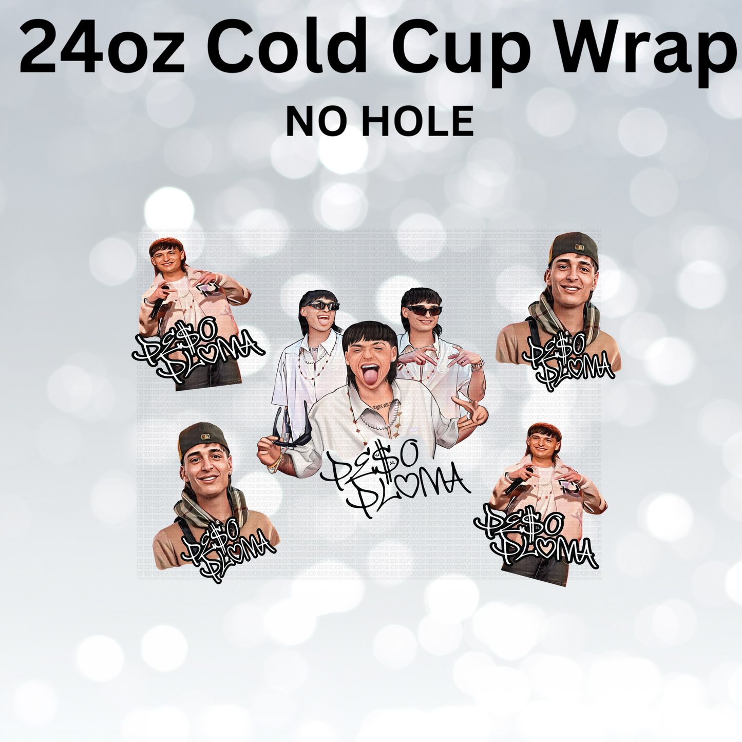 Peso Pluma portraits Cold Cup