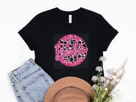 Barbie cow print