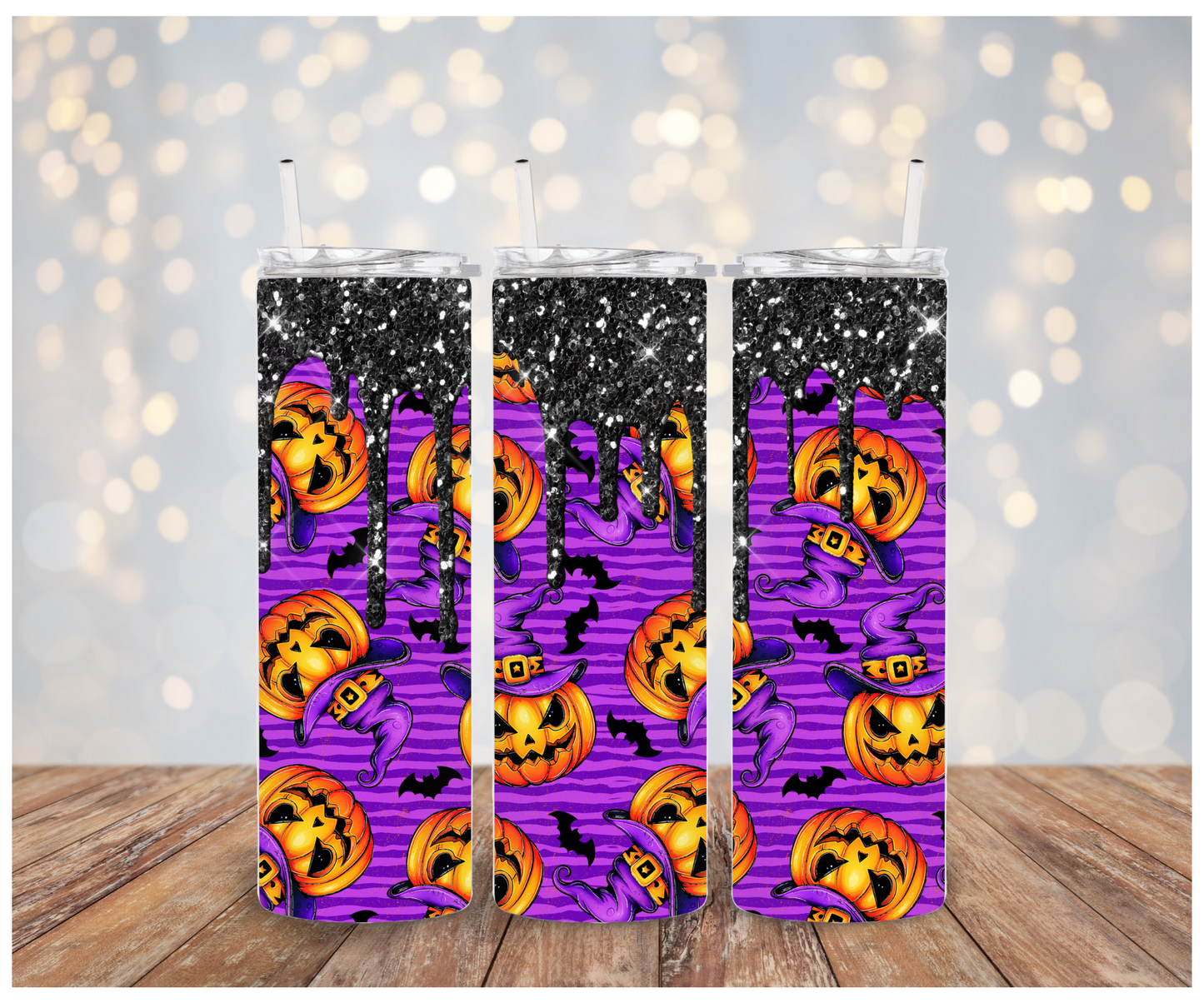 spooky pumpkin drip Vinyl  Wrap