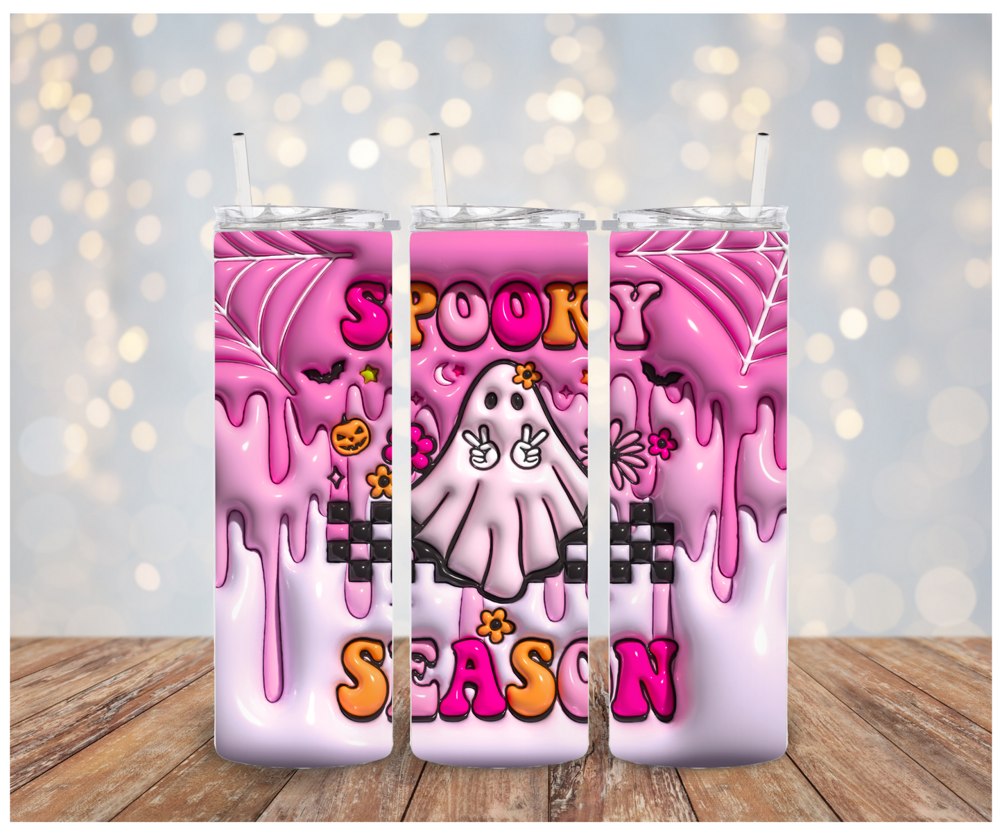 3D Spooky Season Sublimation Transfer