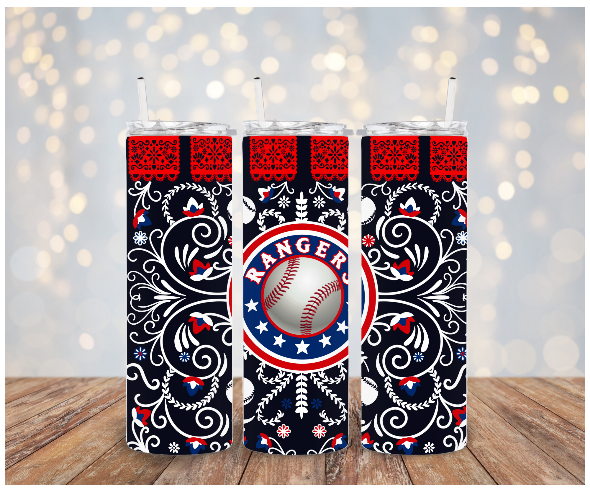 Perfect Draft Wraps Rangers Rangers Papel Picado Vinyl Wrap – FMZscreenprints