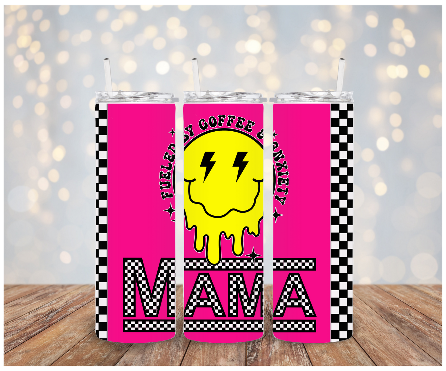 Mama Drip Smilie Vinyl Wrap