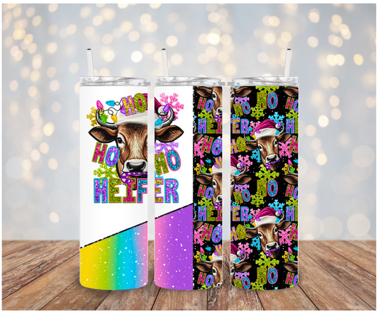 Ho Ho HO Heifer Sublimation Wrap