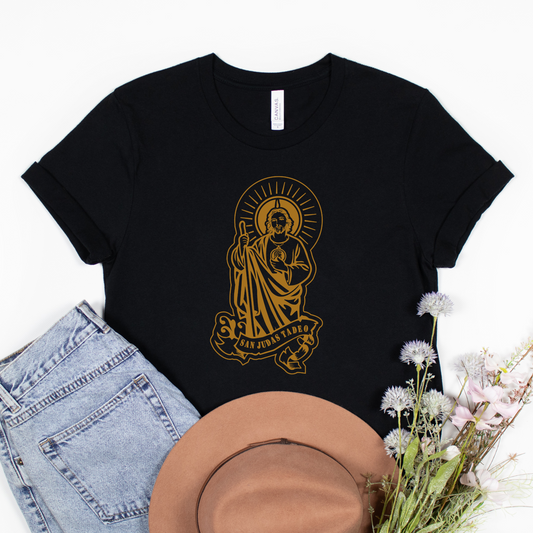 San Judas gold metallic