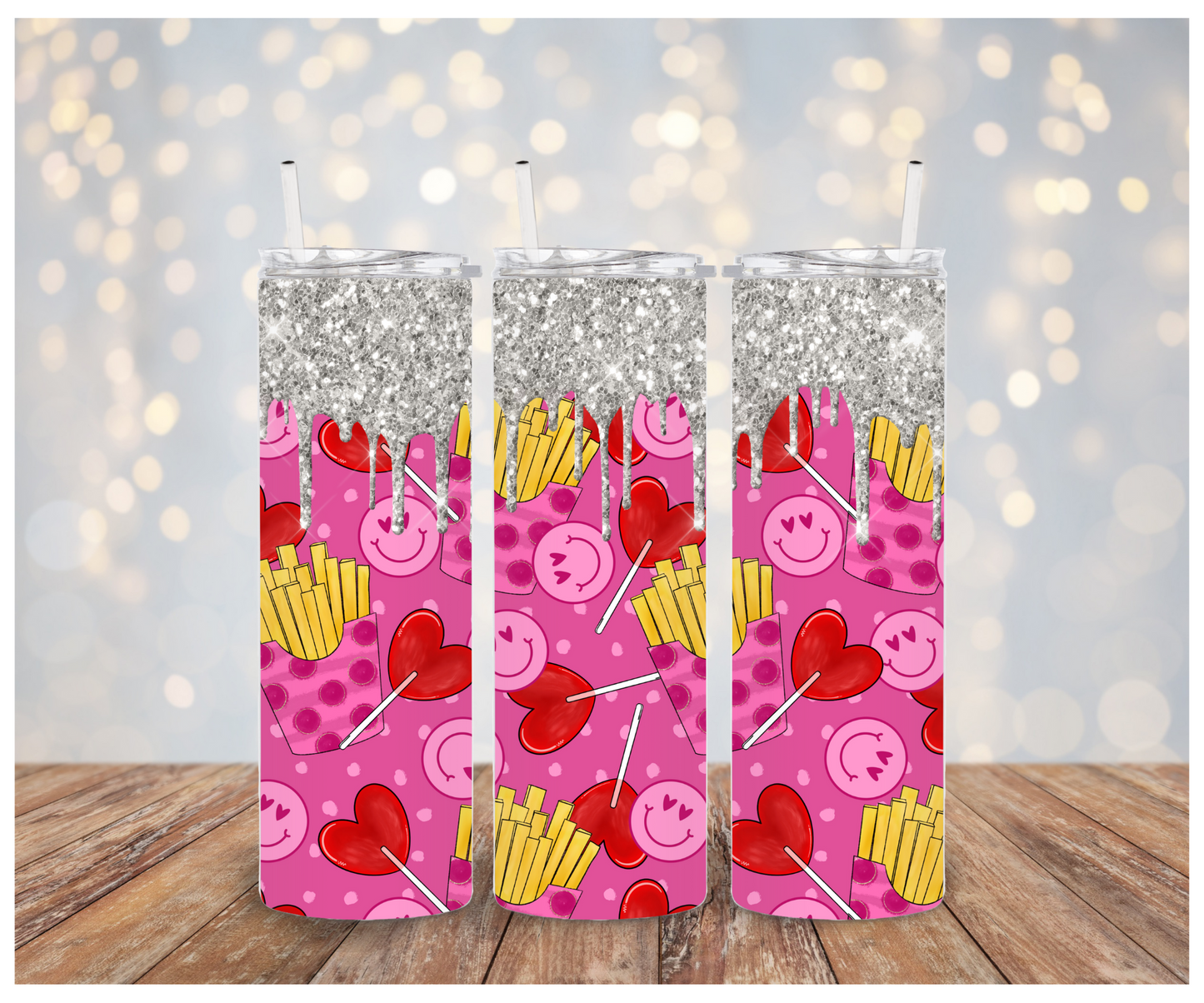 Fries drip Sublimation Transfer
