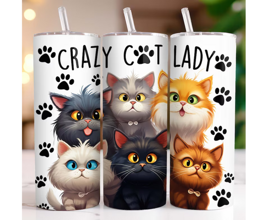 Crazy Cat Lady   Sublimation Transfer