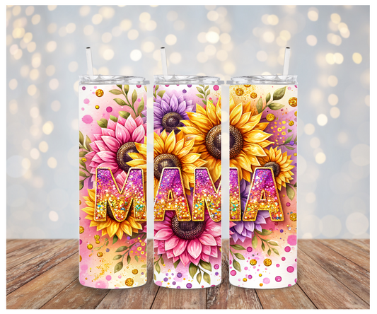 Sparkle Mama sunflower    Sublimation Transfer